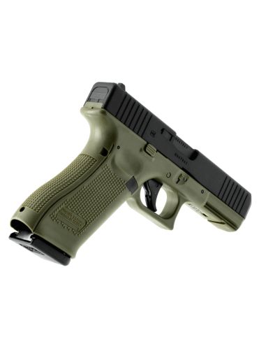 Pistola a CO₂ Umarex Glock 17 Gen5 BlowBack Battlefield Green 4,5mm BB 18 anni