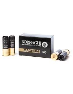 CARTUCCE MAGNUM 12 BORNAGHI T5 MAGNUM CALIBRO 12/76 50 G PIOMBO DISPONIBILE NUMERO 4 2