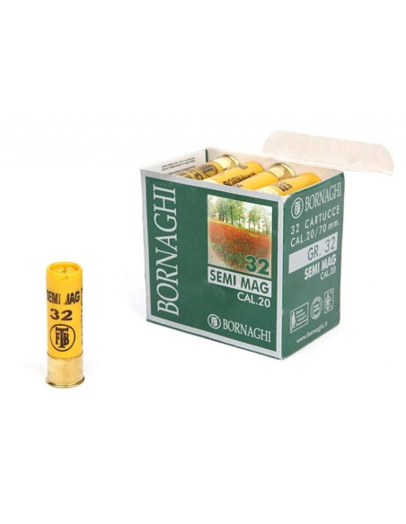 Cartucce da caccia calibro 20 T3 Semi Magnum 32 grammi piombi disponibili n. 3 6 5 4 5