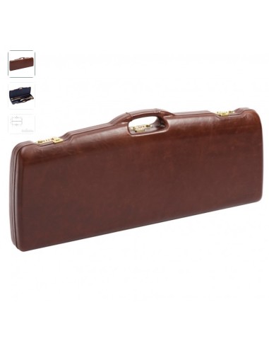 CUSTODIA PELLE GRAN LUSSO PER SOVRAPPOSTO CON DUE CANNE LUNGHE 80 CM ARMI 1623 PL 2C Codice prodotto 1623 PL 2C Negrini