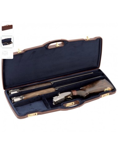 CUSTODIA PELLE GRAN LUSSO PER SOVRAPPOSTO CON DUE CANNE LUNGHE 80 CM ARMI 1623 PL 2C Codice prodotto 1623 PL 2C Negrini