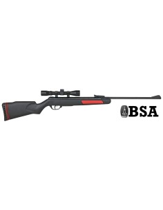 CARABINA LIBERA VENDITA CALIBRO 4,5 CON OTTICA 4X32 BSA Comet EVO Red Devil Air Rifle