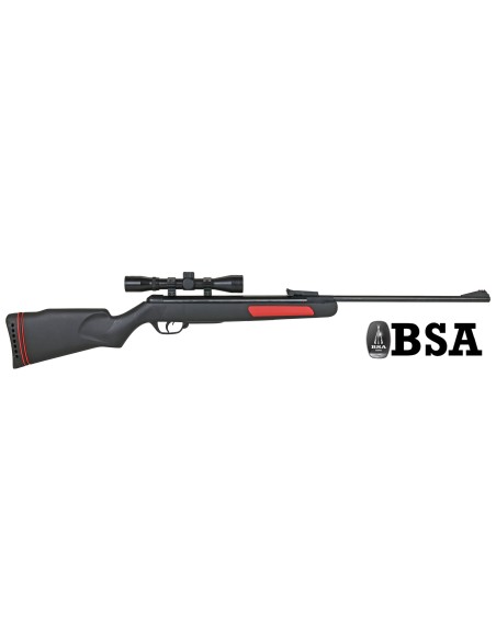 CARABINA LIBERA VENDITA CALIBRO 4,5 CON OTTICA 4X32 BSA Comet EVO Red Devil Air Rifle
