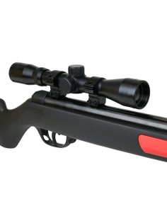CARABINA LIBERA VENDITA CALIBRO 4,5 CON OTTICA 4X32 BSA Comet EVO Red Devil Air Rifle 2