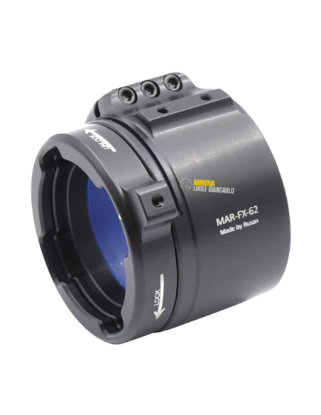 Adattatore Rusan per ottiche termiche Hikmicro Thunder 2.0 - 3.0 62mm aggancio ottica fixed clamp