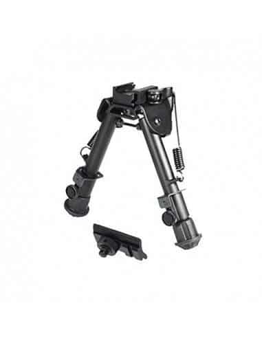 UTG Tl-bp78q, Leapers INC, Bipod Tactical OP, Altezza 15-18,5 cm Unisex-Adulto, Nero, 5.9-7.3"