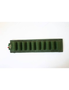 Giberna verde caccia porta cartucce 12 celle  per cinture Radar per carabina cali 270 e calibro 30 9401-062