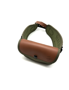 Cartuccera verde per carabine Radar carabina cordura e pelle 14 celle tutti calibri carabine  1901-063
