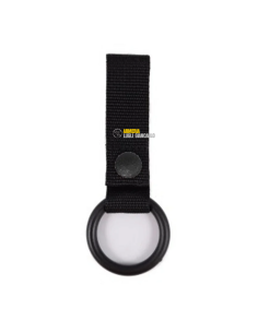 Porta manganello in nastro con bottone per guardia giurata/polizia locale colore nero codice 1301-059