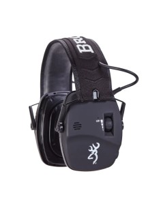 CUFFIE NERE ELETTRONICHE 22 DECIBELS DI PROTEZIONE DBM NERO PROTEZIONE DELL'UDITO BROWNING