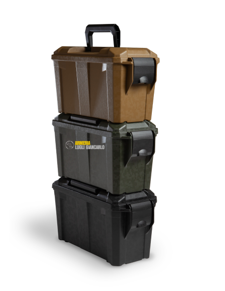 Custodia 22150 ISY COLORE NERO VALIGETTA PORTA COLPI MUNIZIONI 200 CARTUCCE