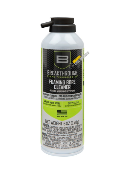 BREAKTHROUGH - FOAMING BORE CLEANER -PULIZIA ARMI SCHIUMA PER PULIZIA DELLA CANNA 170GR