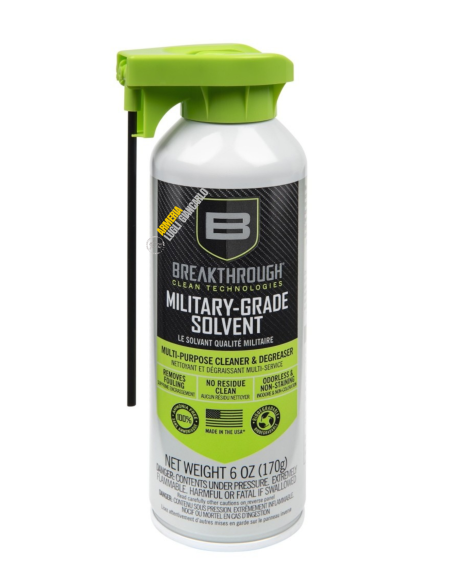 BREAKTHROUGH MILITARY GRADE PULIZIA ARMI  SOLVENTE SGRASSANTE 170GR BK000005