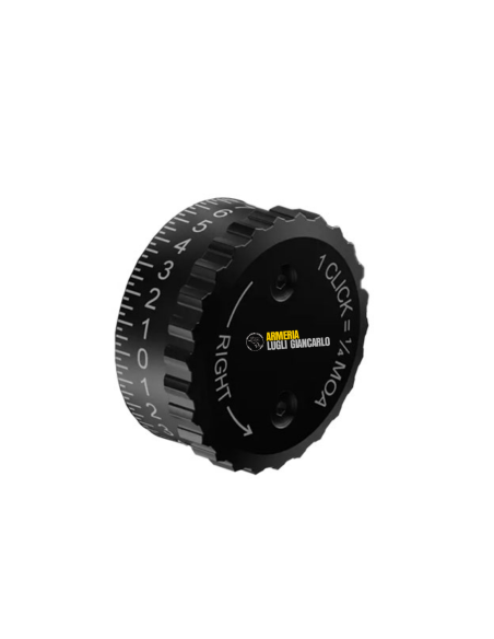 Torretta 1 click 1/4 MOA per ottica Burris codice 626402 colore nero