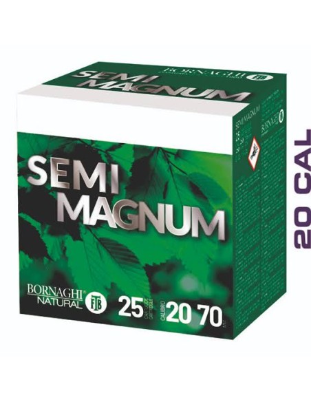 Cartucce Bornaghi SEMI MAGNUM 28 Gr  calibro 20 CAL BORNAGHI