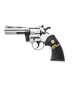 REVOLVER A SALVE CHIAPPA MOD. PYTHON NICHEL calibro 380 da 4" da 6 colpi codice  331.014NI