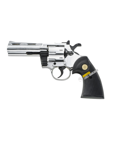 REVOLVER A SALVE CHIAPPA MOD. PYTHON NICHEL calibro 380 da 4" da 6 colpi codice  331.014NI