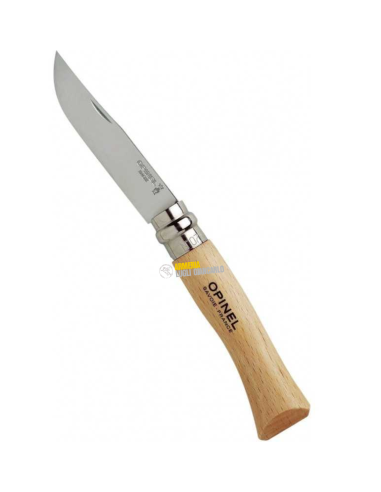 Coltello Opinel N.7 con lama acciaio Inox e manico di Faggio