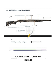 Fucile da caccia Beretta calibro 12 modello Modello AX800 Suprema Camo MAX-7 canne 76cm 2