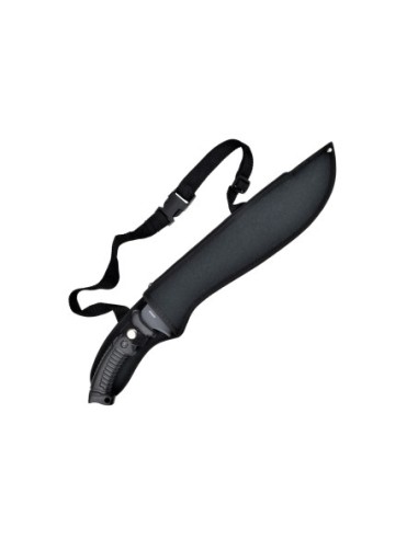 COLTELLO SCK MACHETE ARMERIA LUGLI LAMA CURVA 34,5cm CON FODERO (CW-K828)