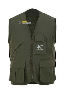 VERDALIS VEST 406 Gilet Da Caccia/ Pesca Verde in tessuto elasticizzato e traspirante taglia XXXXL