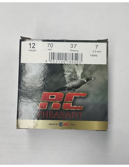Cartucce da caccia RC Phesant calibro 12 37gr piombo 7 confezione da 25
