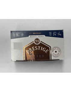 Cartucce da caccia Nobelsport Prestige Extra calibro 12 piombo 3 37gr confezione da 10