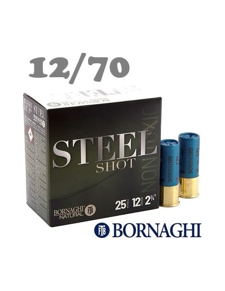 Cartucce in acciaio Bornaghi Steel 34 Shot CALIBRO 12/70 34g piombo n 5