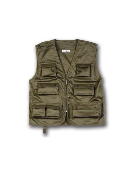 Caccia Pesca Gilet XXL Patton multitasche Codice 2264 Marca Patton Gilet multitasche in cotone, ampia carniera