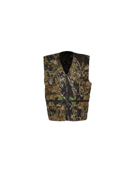 Caccia Pesca Tempo Libero Gilet black forest Patton con doppia cartuccera