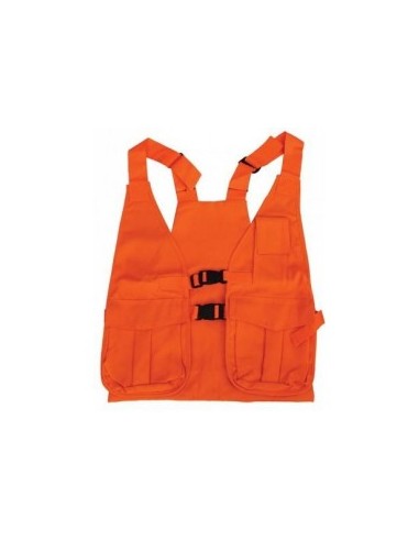 Trisacca per caccia Patton arancio fluorescente con bande Codice  BC TR02-17