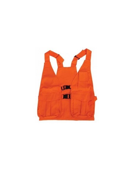 Trisacca per caccia Patton arancio fluorescente con bande Codice  BC TR02-17