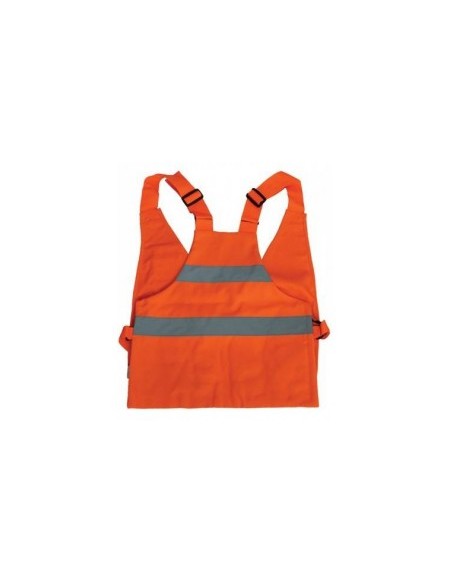 Trisacca per caccia Patton arancio fluorescente con bande Codice  BC TR02-17