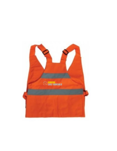 Trisacca per caccia Patton arancio fluorescente con bande Codice  BC TR02-17 2