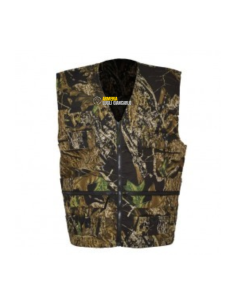 Caccia Pesca Tempo Libero Gilet black forest Patton con doppia cartuccera