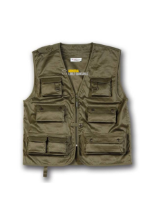 Caccia Pesca Gilet verde XXL Patton multitasche Codice 2264 Marca Patton Gilet multitasche in cotone, ampia carniera