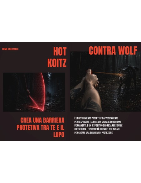 Contra Wolf mini 20 ml spray per orso tascabile