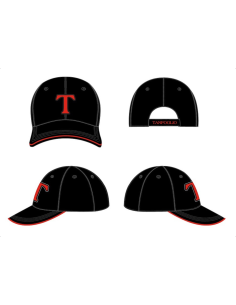 Tanfoglio Target Capellino con centro in mezzo visiera  Black / Red Tanfoglio Official Apparel 2