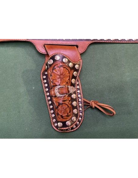 cinturone in cuoio e pelle per revolver SAA