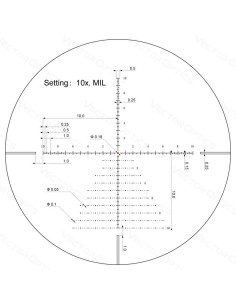 Ottica da tiro per carabine / pcp SCOL-74 VECTOR OPTICS VEYRON SFP GENII 2