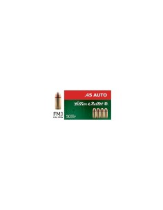 DOCUMENTO DOCUMENTO DOCUMENTO SELLIER & BELLOT MUNIZIONI CAL.45 ACP FMJ 230 GRS (CONF.50 PZ) V311252