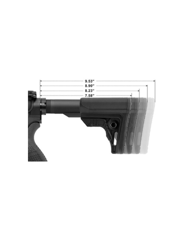 Calcio per carabine AR15/M4 - Calcio S4 Mil.spec - Con kit di montaggio