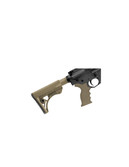Calcio UTG in FDE per AR-15 Ops Ready S3 Mil-Spec Polimerico codice RBUS3DMS