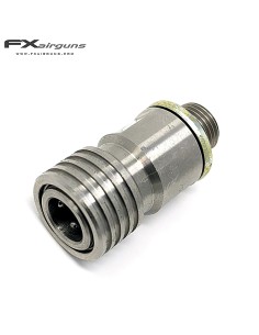 Attacco rapido per carabine pcp FX Attacco rapido in acciaio inox  Foster FX MKII da 1/8" BSP