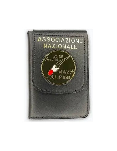 VEGA HOLSTER -1WD80 PORTAFOGLIO IN PELLE APRIBILE  ASSOCIAZIONE NAZIONALE ALPINI