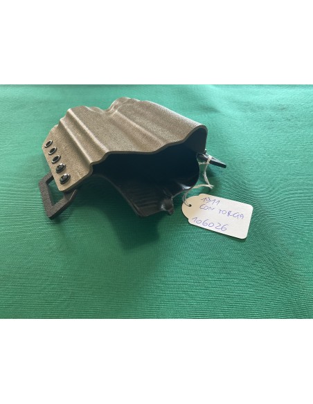 Fondina in Kydex Porto esterno 1911 rail con torcia