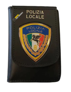 PORTAFOGLIO IN PELLE POLIZIA LOCALE   VEGA HOLSTER – 1WD160NERO