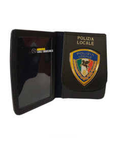 PORTAFOGLIO IN PELLE POLIZIA LOCALE   VEGA HOLSTER – 1WD160NERO 2