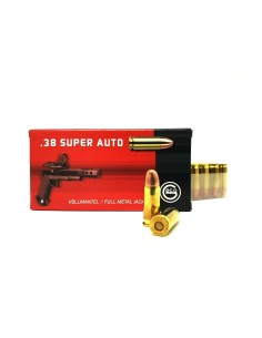 Munizioni/Colpi GECO calibro 38 Super Auto 124gr FMJ confezione da 50