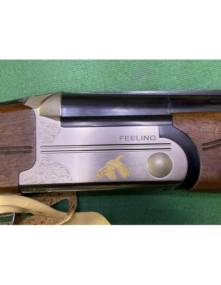Sovrapposto usato da caccia Franchi Select Feeling calibro 12 mancino strozzatori. Canna 71cm.